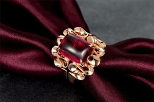 米莱珠宝白18k金6.18克拉红碧玺结婚定制钻石戒指