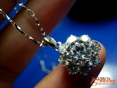 925银镶嵌天然水钻_925银镶嵌天然水钻价格_925银镶嵌天然水钻图片_来自藏友元宝情_珠宝_地摊交易_华夏收藏网 cang.com