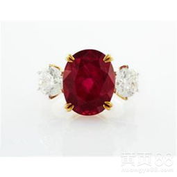 【哪里拍卖交易鸽血红红宝石戒指】- 