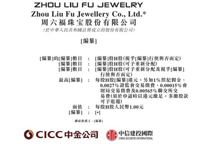 周六福递表港交所，加速资本布局拓展珠宝市场